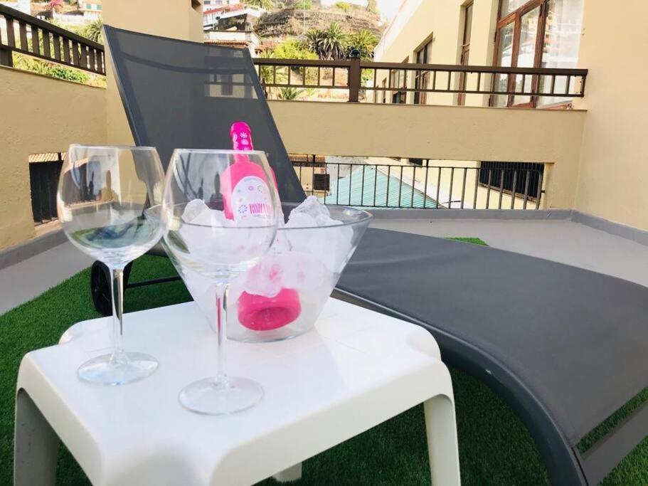 Estudio Con Amplia Terraza En Puerto De La Cruz Eksteriør billede