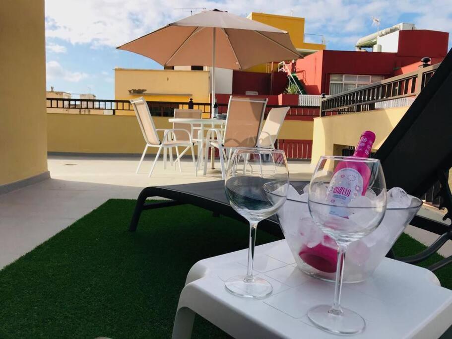 Estudio Con Amplia Terraza En Puerto De La Cruz Eksteriør billede