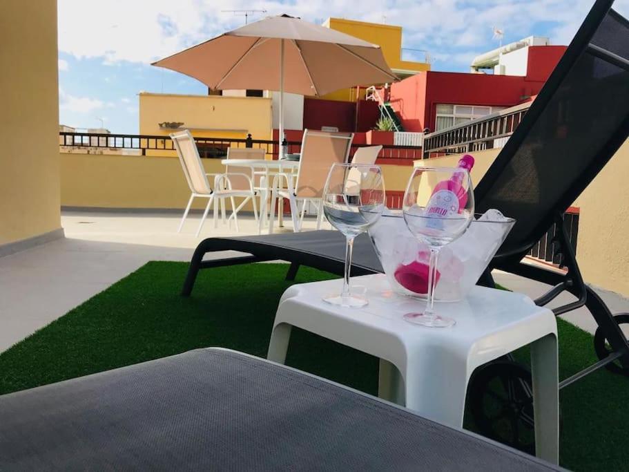 Estudio Con Amplia Terraza En Puerto De La Cruz Eksteriør billede